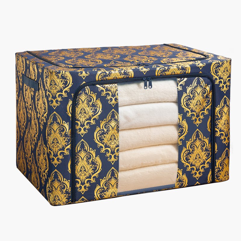 Thickened oversized clothes storage box fabric oversized capacity storage bag moving organizer box home storage box