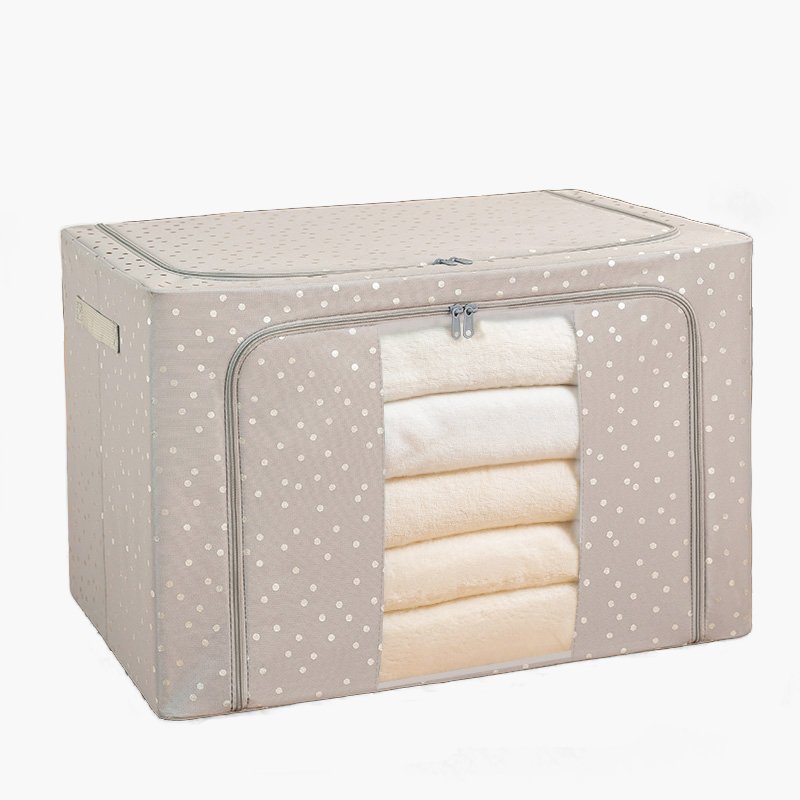 Thickened oversized clothes storage box fabric oversized capacity storage bag moving organizer box home storage box