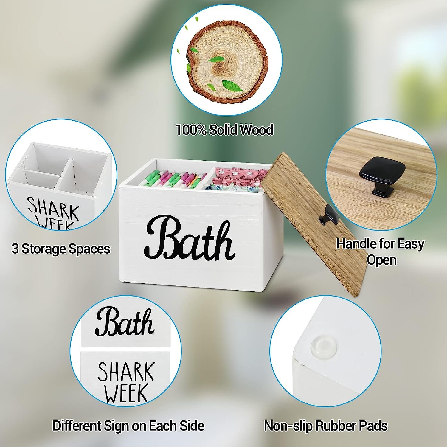 Tampon Holder Bathroom Organizer Bathroom Storage Box