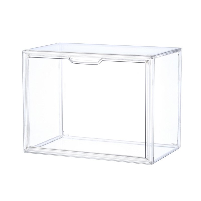 high-capacity reinforced acrylic storage display frame high-quality transparent dust-proof handbag book storage box organizer