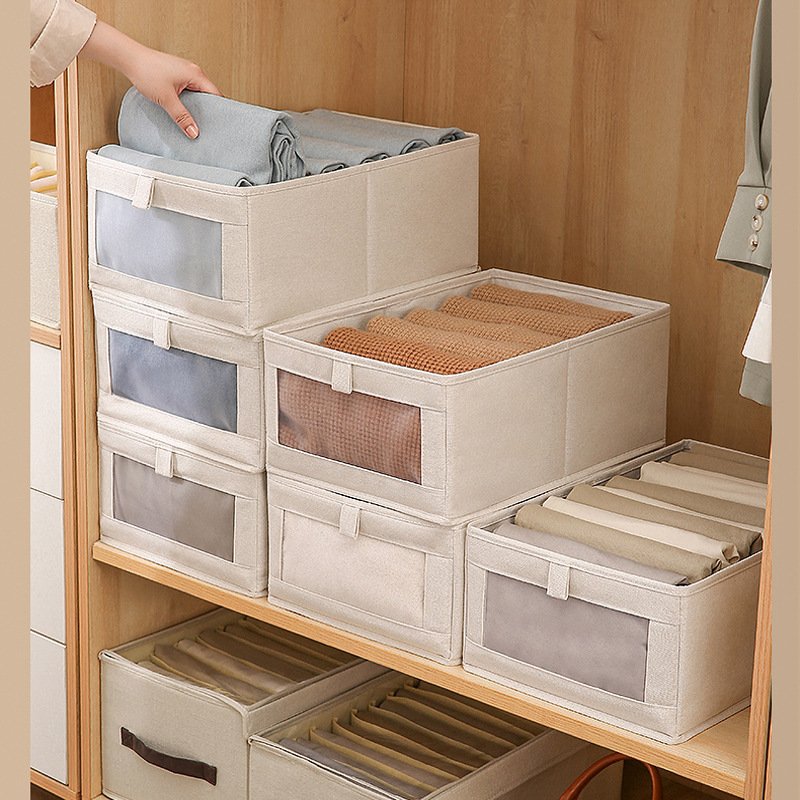 Popular products can be customized large capacity foldable clothes storage box portable storage box
