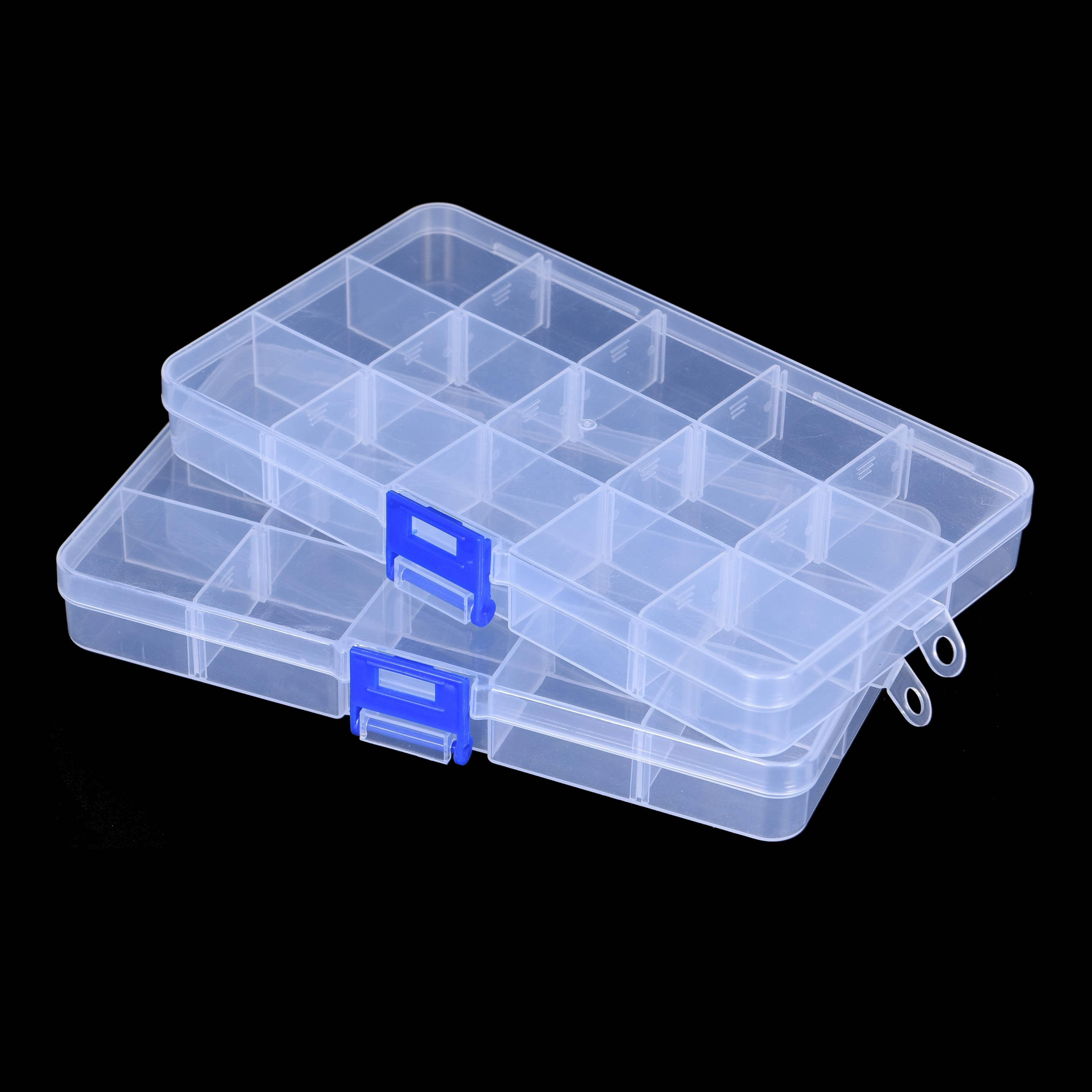 15 Grids Compartment Parts Transparent Component Plastic Storage Box for Packaging hardware accessories automotive parts
