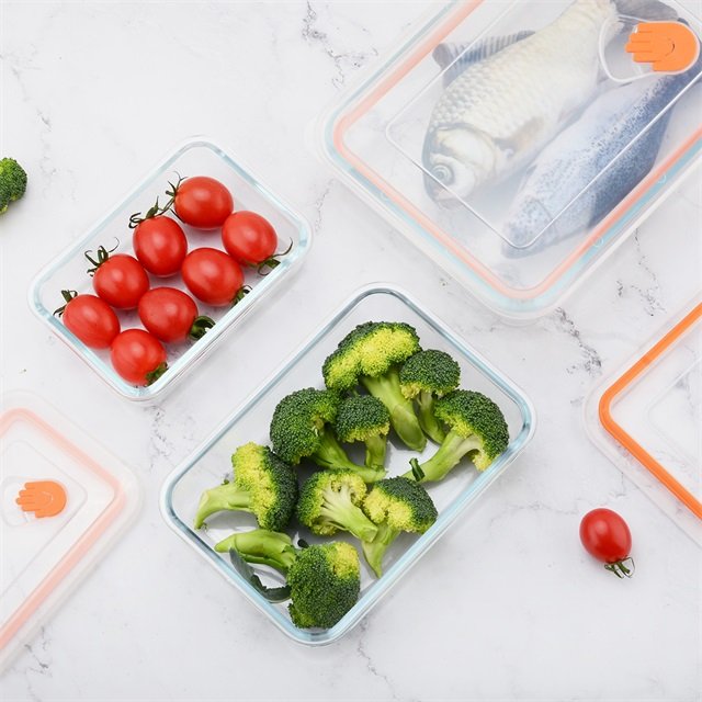 Meal Prep 1.25L Glass Food Storage Container with Sealing PP Cover