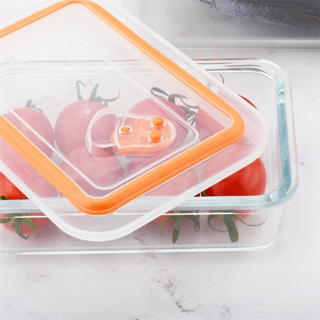 Meal Prep 1.25L Glass Food Storage Container with Sealing PP Cover