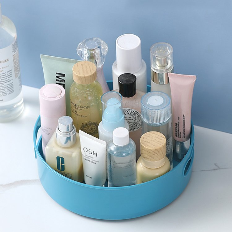 AA350 Rotating Shelf Multi-function Non-slip Tray for Oil Salt Kitchen Seasoning Storage Box Sauce Vinegar Storage Rack