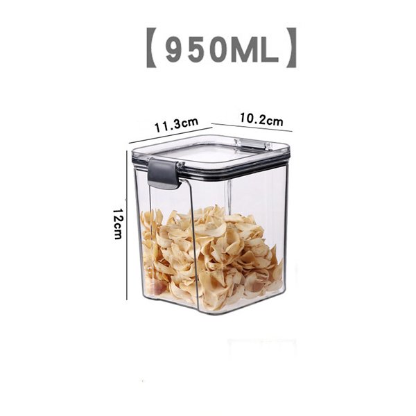 Wholesale Portable Air Tight Clear Plastic Food Storage Box For Home Office Kitchen Use Freshness Preservation No BPA
