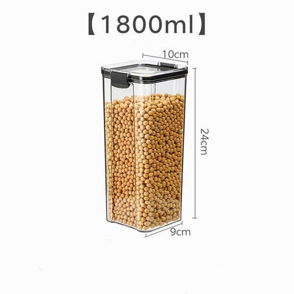 Wholesale Portable Air Tight Clear Plastic Food Storage Box For Home Office Kitchen Use Freshness Preservation No BPA