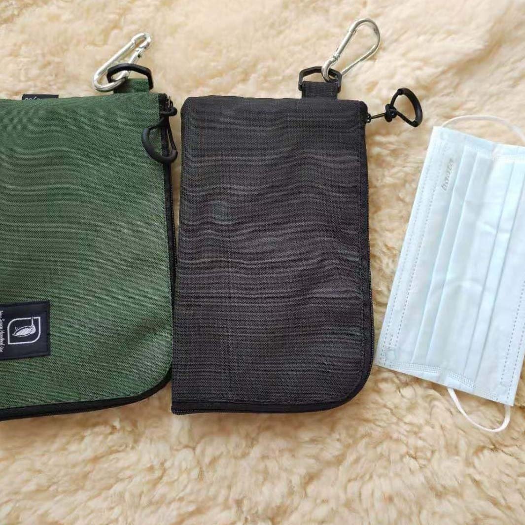 face cover mask case holder Storage Box Masks Container Holder on keychain hook
