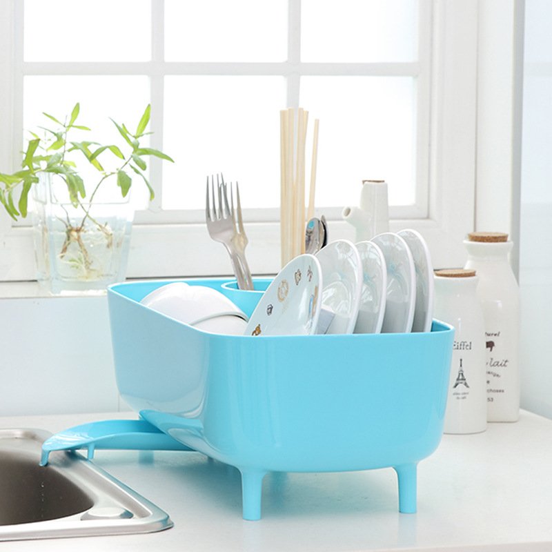 Kitchen Storage Holder Dish Drying Rack Over Sink Drainer Shelf For Tableware Dish Drains Organizer