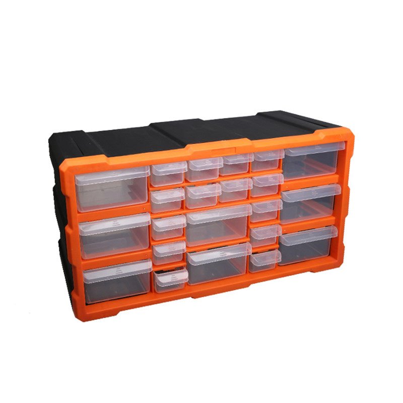 New Plastic DIY Transparent Tool Storage Grid Box for Screw Parts Store Grids Bin