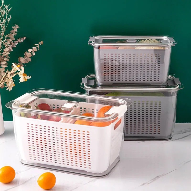 Injection Plastic Multifunctional Food Kitchen Refrigerator Egg Storage Box