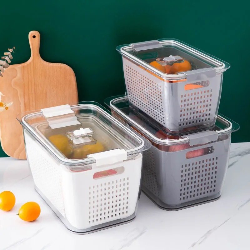 Injection Plastic Multifunctional Food Kitchen Refrigerator Egg Storage Box