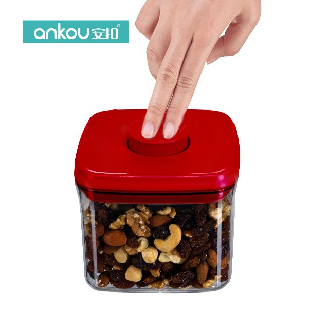 Hot Sales Sealed Cans Type Multi Size Extra Large storage jars Clear Stackable Bpa-Free Pop Up Airtight food storage & container