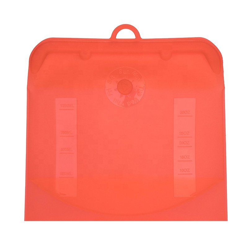 LFGB Food Safe 3-Pack Reusable Silicone Food Storage Zipper Airtight Leak Proof Silicone Food Bags