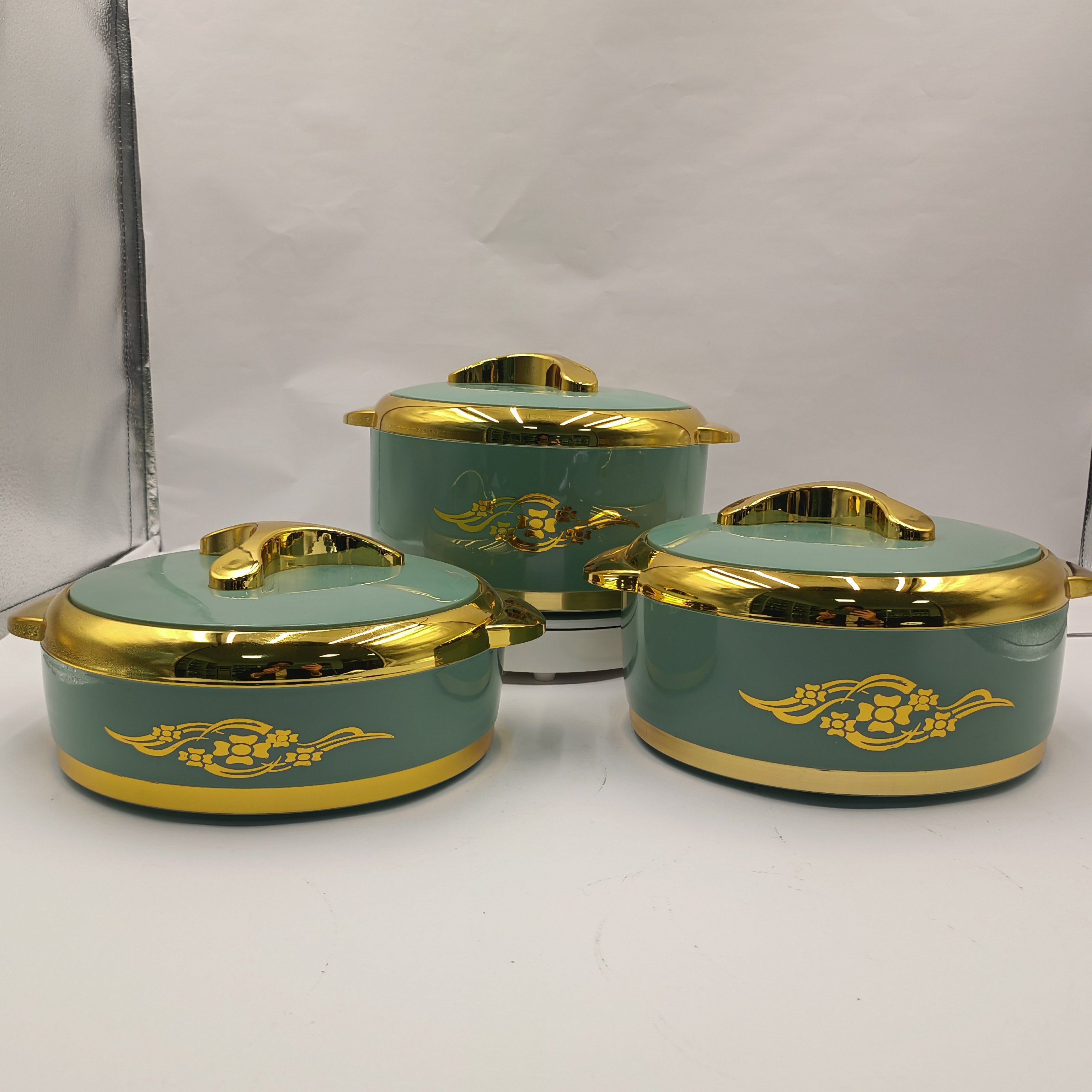 Colorful Painting Food Warmer Casserole Set 1 5L 2L 2 5L Hot Pot Set for Home Party Premium Food Storage Solution