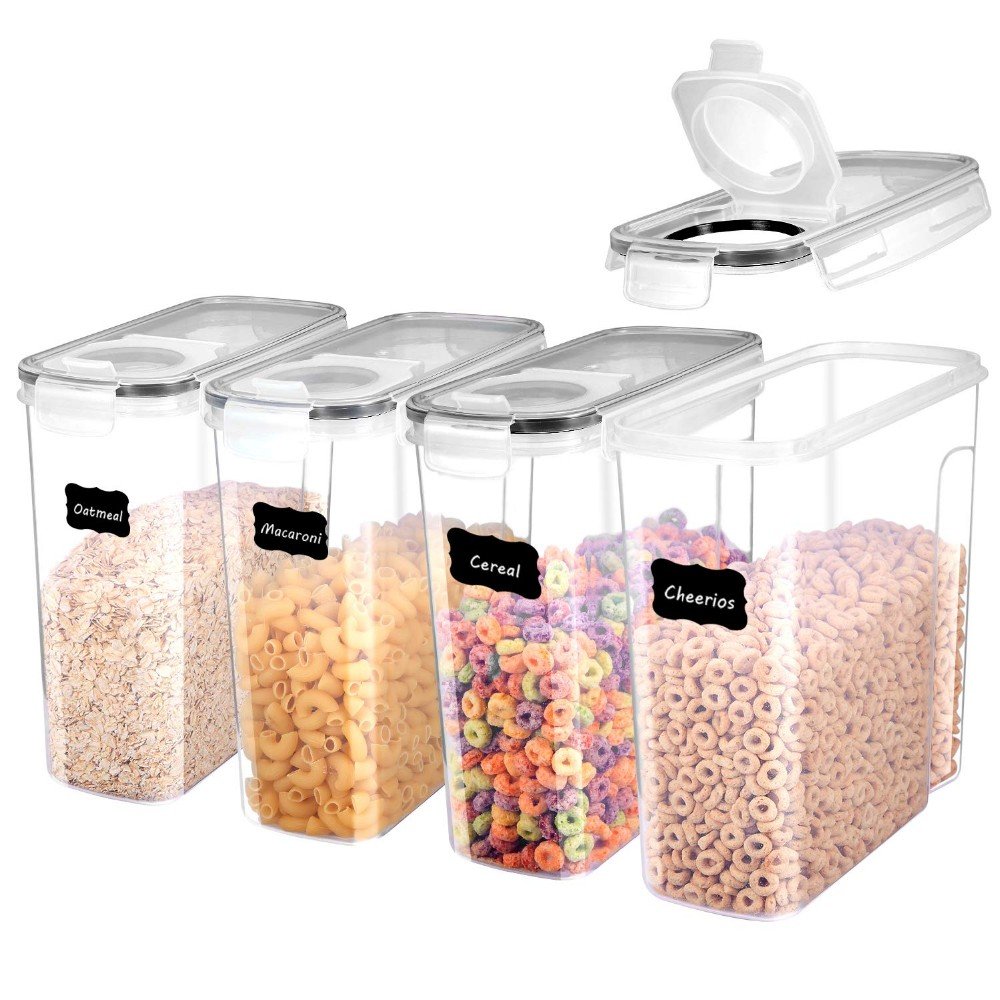 PP Plastic Airtight Home Kitchen Food Storage Dry Food Cereal Storage Container