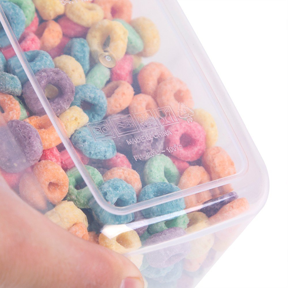 PP Plastic Airtight Home Kitchen Food Storage Dry Food Cereal Storage Container