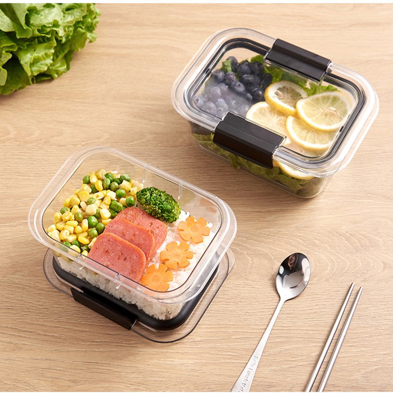 Refrigerator Plastic Sealed Storage Container Set For Food Big Capacity Vegetables Fruits Keep Fresh Conatiners