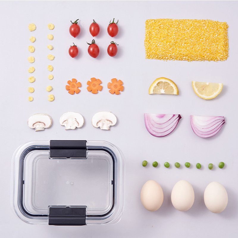 Refrigerator Plastic Sealed Storage Container Set For Food Big Capacity Vegetables Fruits Keep Fresh Conatiners