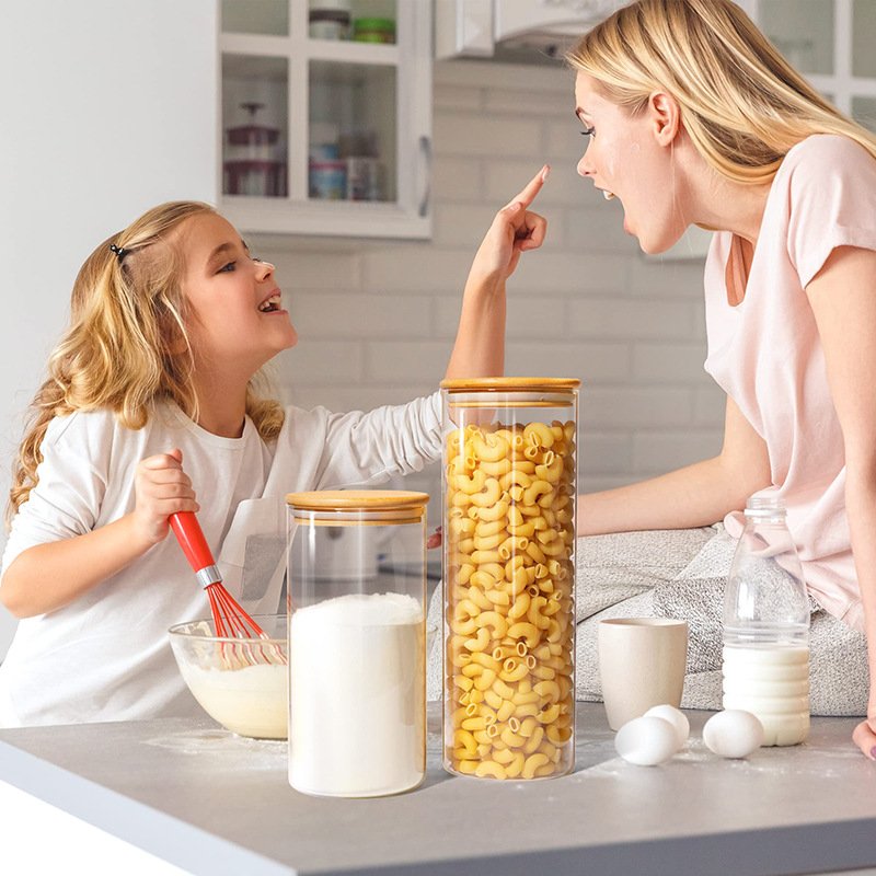 New Arrival Transparent Food Storage Container Set with Lids for Pasta Other Foods