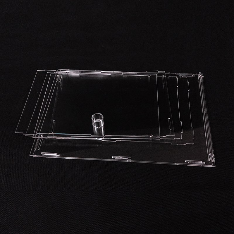 Custom made detachable foldable shoe box clear sneaker shoes display case storage box transparent for shoes