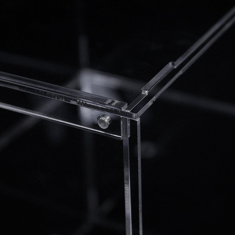 Custom made detachable foldable shoe box clear sneaker shoes display case storage box transparent for shoes