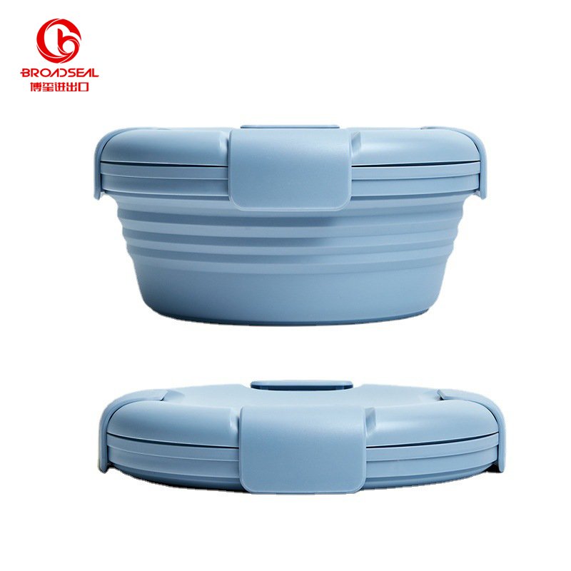 Nordic Ins Style Bento Silicone Lunch Box Foldable Storage Box