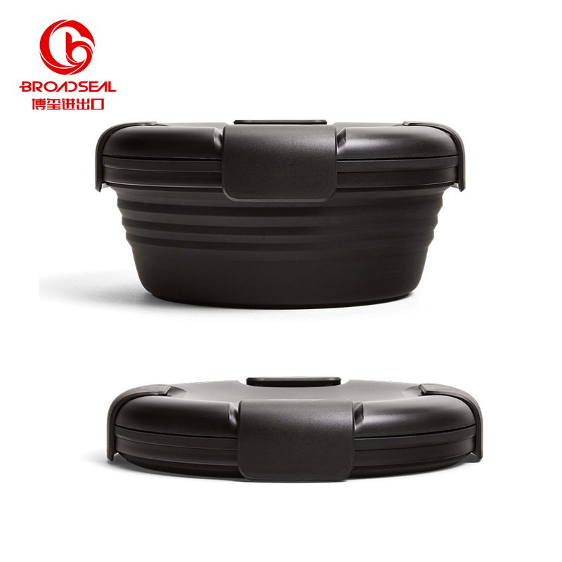 Nordic Ins Style Bento Silicone Lunch Box Foldable Storage Box