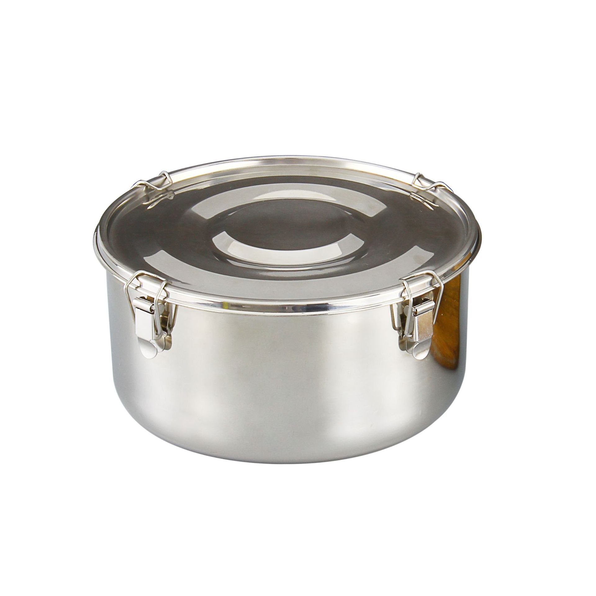 Hot selling in the Middle East Stainless Steel Lunch Box Round Food Bowl Leakproof Metal Camping Lunch Boxes