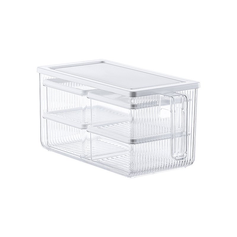 Choice Fun Multifunction Kitchen Plastic Food Storage Container Refrigerator Organizer Set
