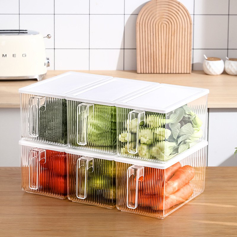 Choice Fun Multifunction Kitchen Plastic Food Storage Container Refrigerator Organizer Set