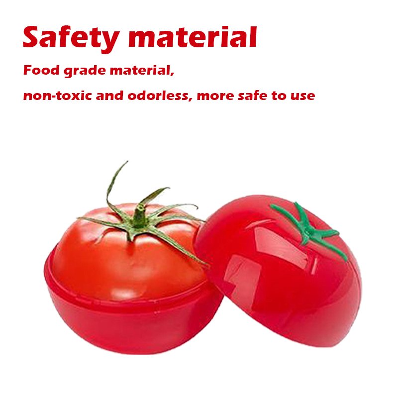 Plastic Sealed Tomato Fresh-keeping Box Fruit Vegetable Fresh-keeping Crisper Refrigerator Freezer Storage Container Box