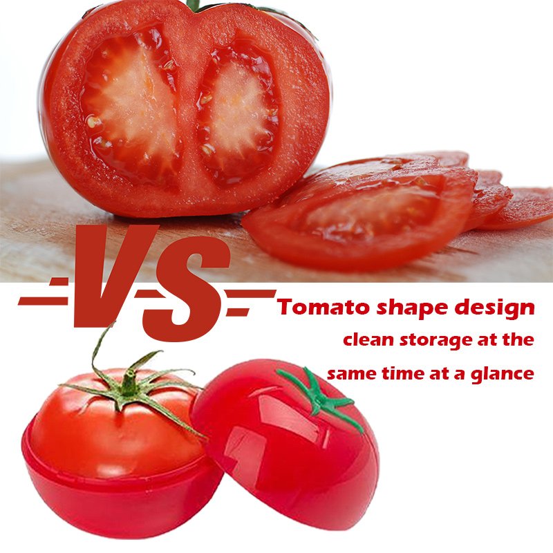 Plastic Sealed Tomato Fresh-keeping Box Fruit Vegetable Fresh-keeping Crisper Refrigerator Freezer Storage Container Box