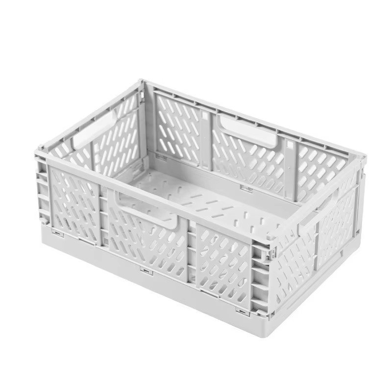 Large Capacity Folding Storage Box Foldable Travel Bag Collapsible Fabric Handbag Clothes Food Storage Multiple Use Storage Bin