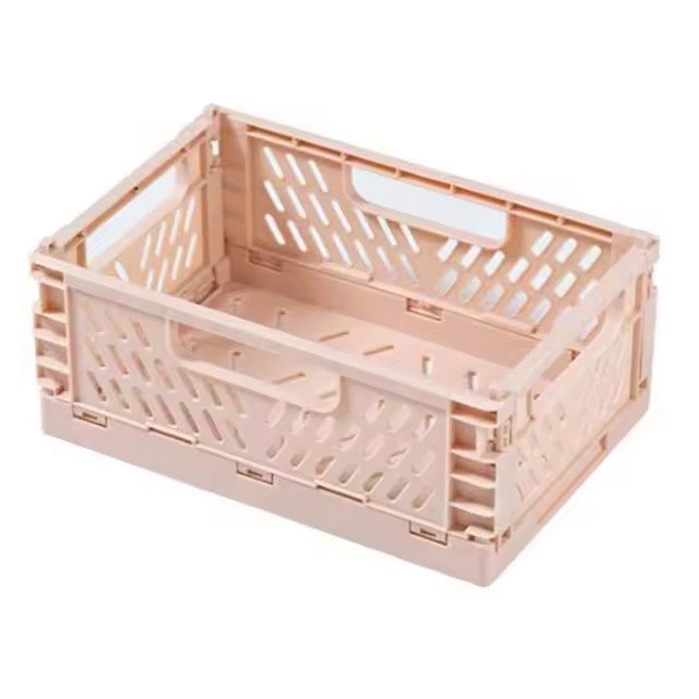 Large Capacity Folding Storage Box Foldable Travel Bag Collapsible Fabric Handbag Clothes Food Storage Multiple Use Storage Bin