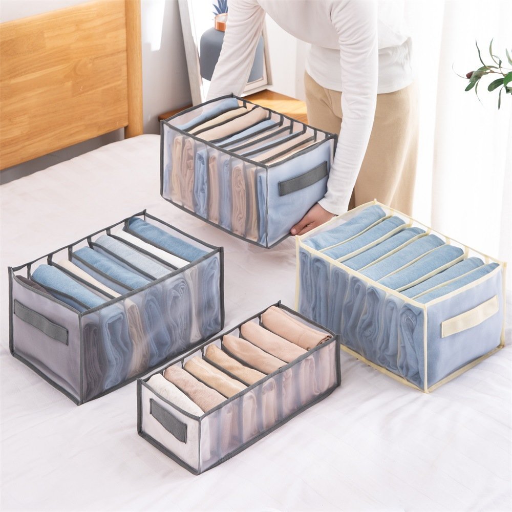 New Nylon Foldable Underwear Bra Socks Storage Box Storage Organizers Drawer Wardrobe Clothing Storage Bag