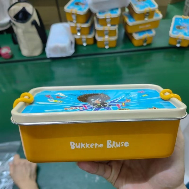 PURPLESEVEN Stainless Steel Food Storage Container with Airtight Lid Leakproof Metal Bento Lunch Box for Freezer Fridge Oven