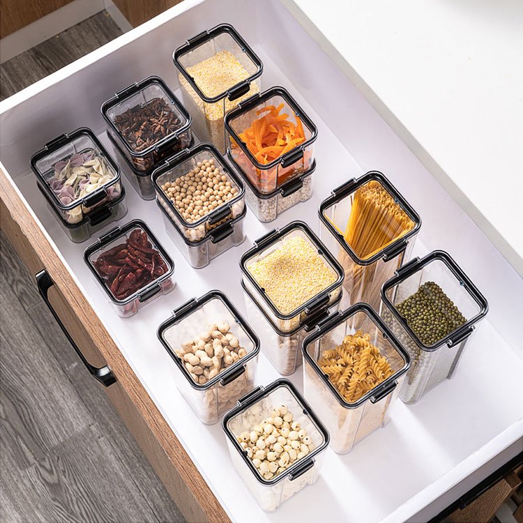 Plastic Kitchen Airtight Food Storage Container Set