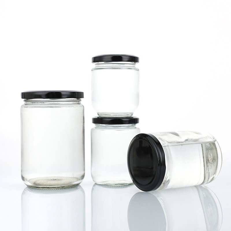 100ml-1000ml Airtight Honey Glass Jar with Lid Sauce Tea Jam Storage and Container Glass Can Glass Jar for Honey