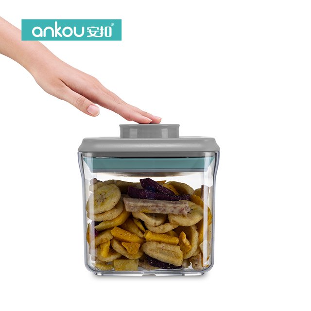 High Quality plastic storage box plastic food containers with lids storage organization square food storage container For Food