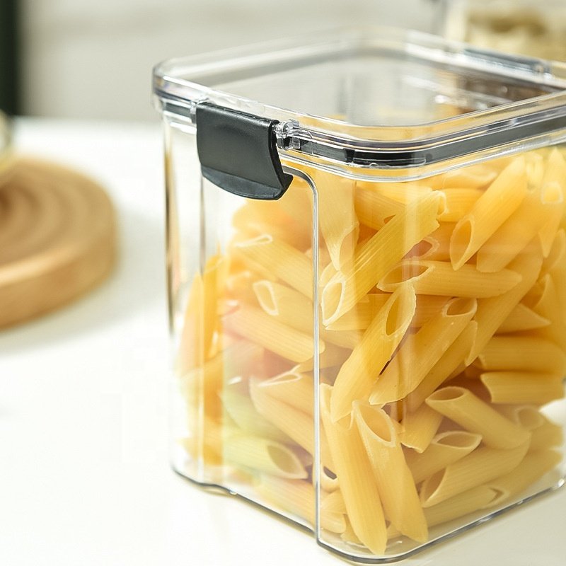 Kitchen storage jar Nuts and dried fruit storage moisture-proof sealed jar Household food storage box