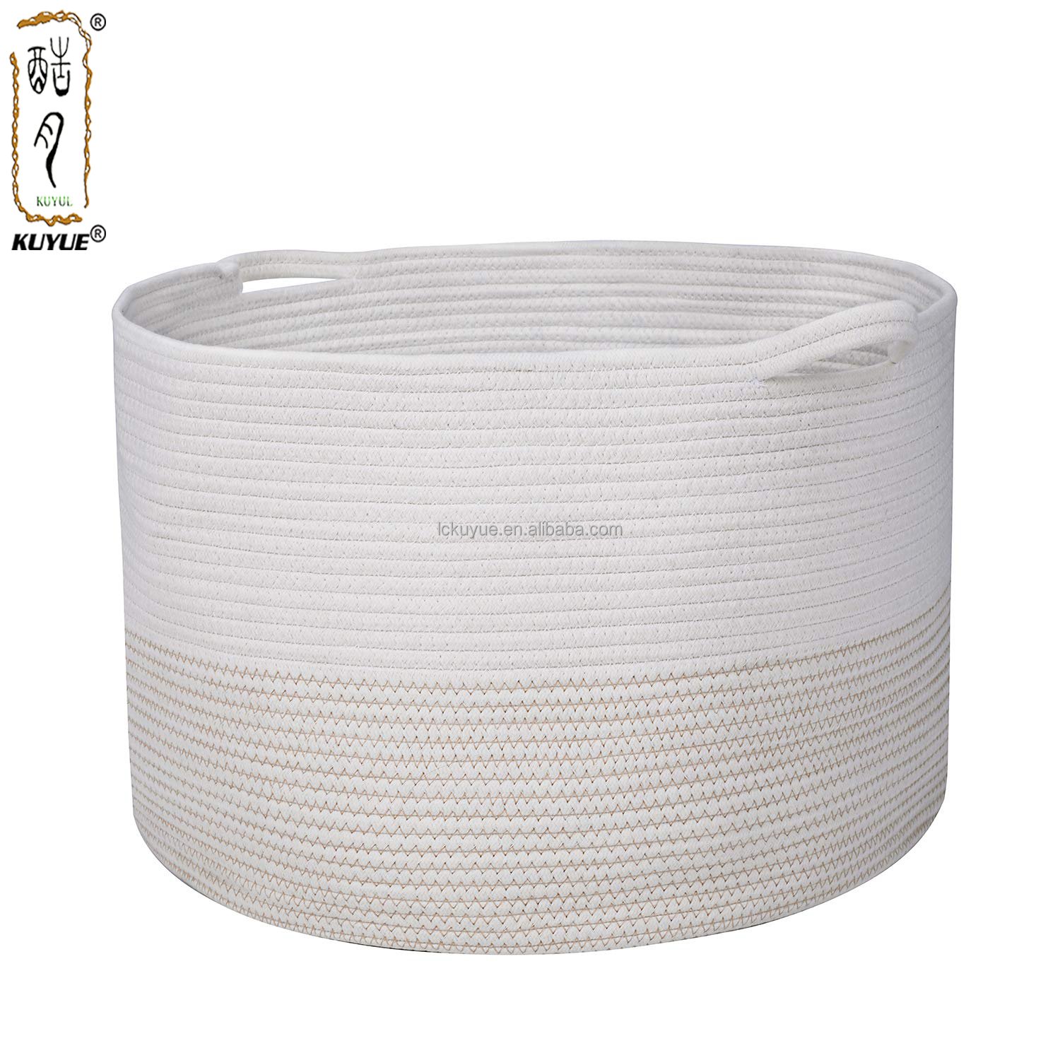 KUYUE 100% Hot Sale, Dirty Clothes Basket Storage Basket Storage Boxes & Bins Foldable Clothing Organizer Modern Folding Round