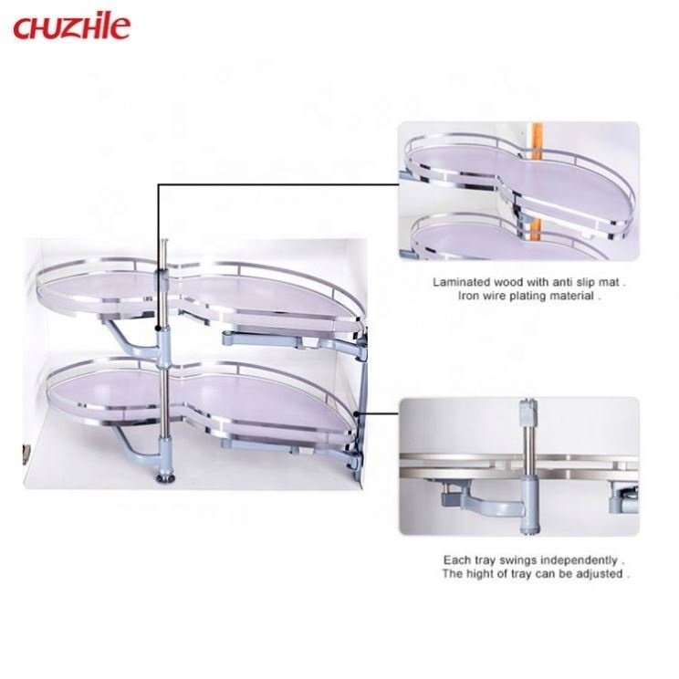 Kitchen Cabinet Magic Corner Storage Basket