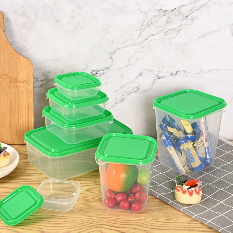 Food Storage Bowls 17Pcs Grain Storage Container with Lids Stackable Cereal Storage Box Clear Meal Prep Containers
