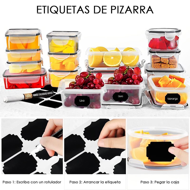 24PCS Set BPA-Free Plastic Food Storage Box Kitchen and Pantry Organisation Airtight Food Containers