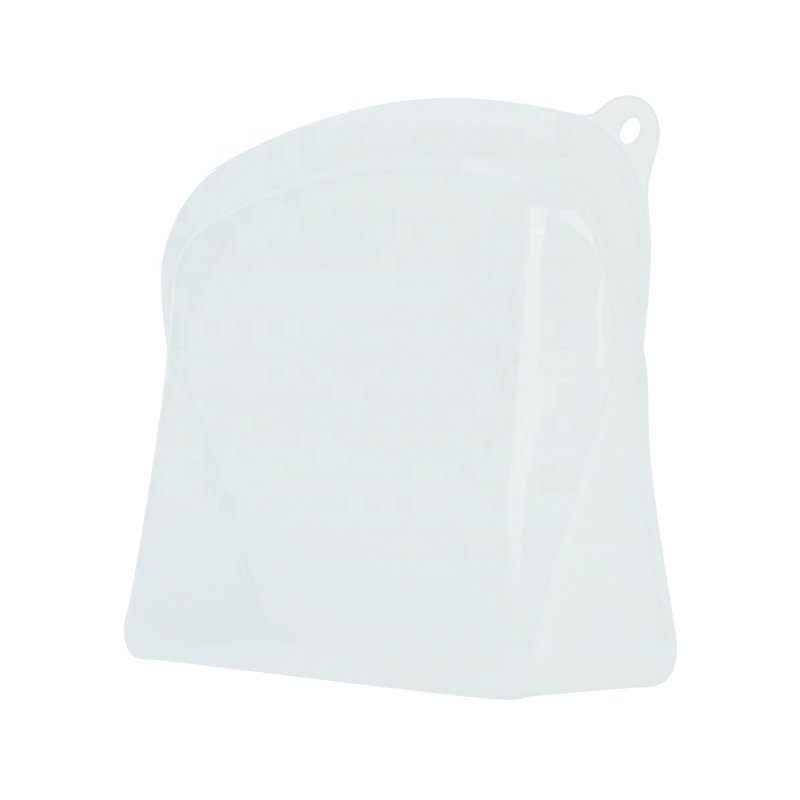 Hot Microwavable Zipper Food Grade Personalized Foldable Microwave Preservation Containers Platinum Silicone Food Storage Bag