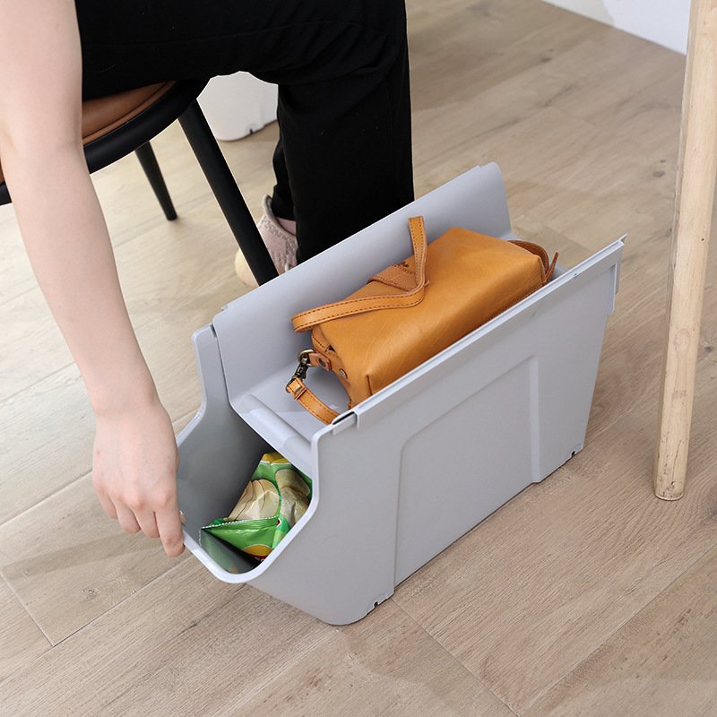 Office desk storage rack with wheels bag storage cabinet layering bag artifact sewing station storage box