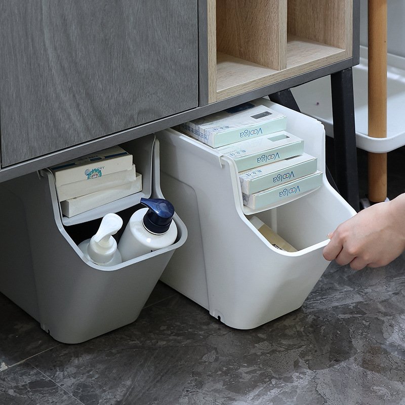 Office desk storage rack with wheels bag storage cabinet layering bag artifact sewing station storage box