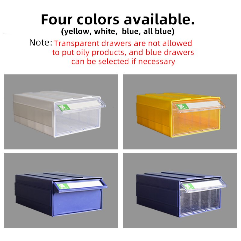 Plastic Screw Box Drawer Organizer Stackable Drawer Organizer Unit Storage Box