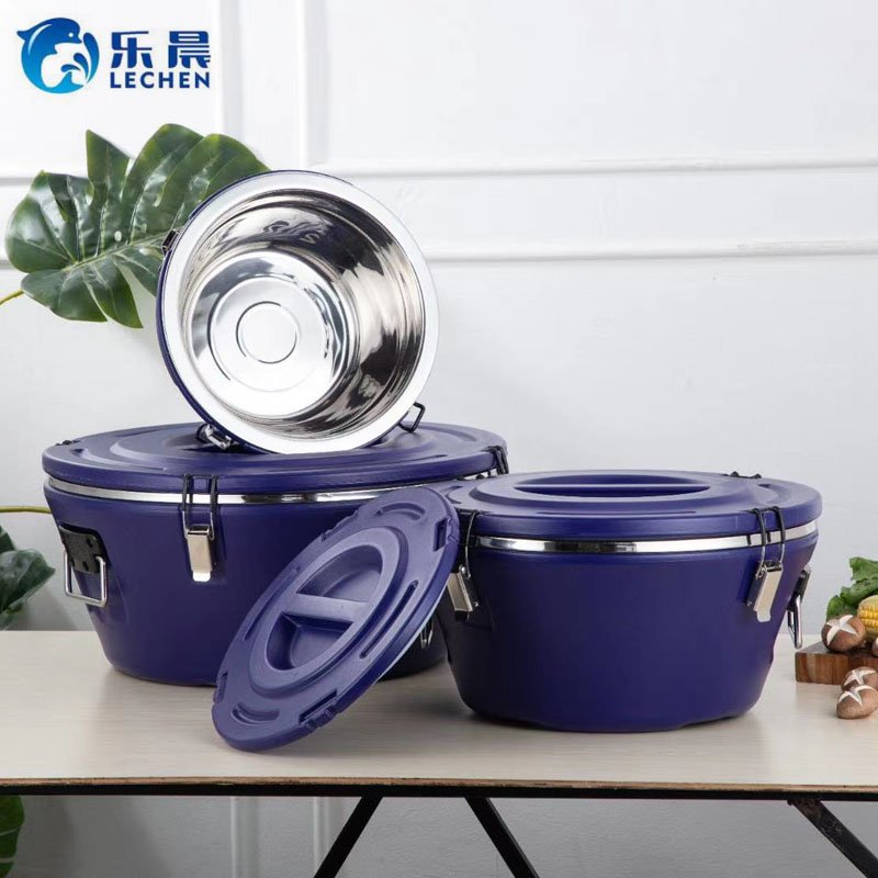 Hot box for food storage Food Warmer hotpot 3pcs set 15L/26L/36L Extra large double insulated bucket picnic ice cooler box